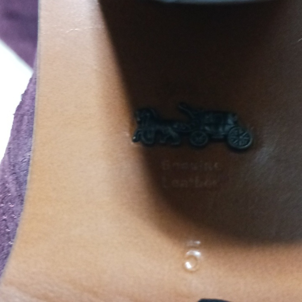 NWT Elegant Coach Purple Suede Women's Boots,size 5 - Picture 3 of 6